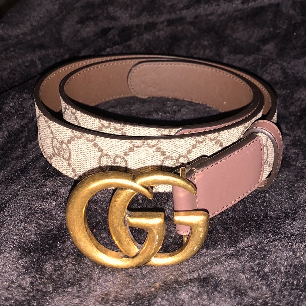 Gucci GG Monogram Belt • 100 Collection • Original Box • Size 34